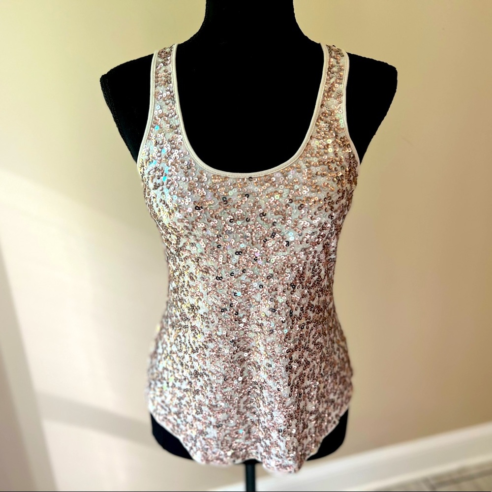 Express Y2K sequin tank